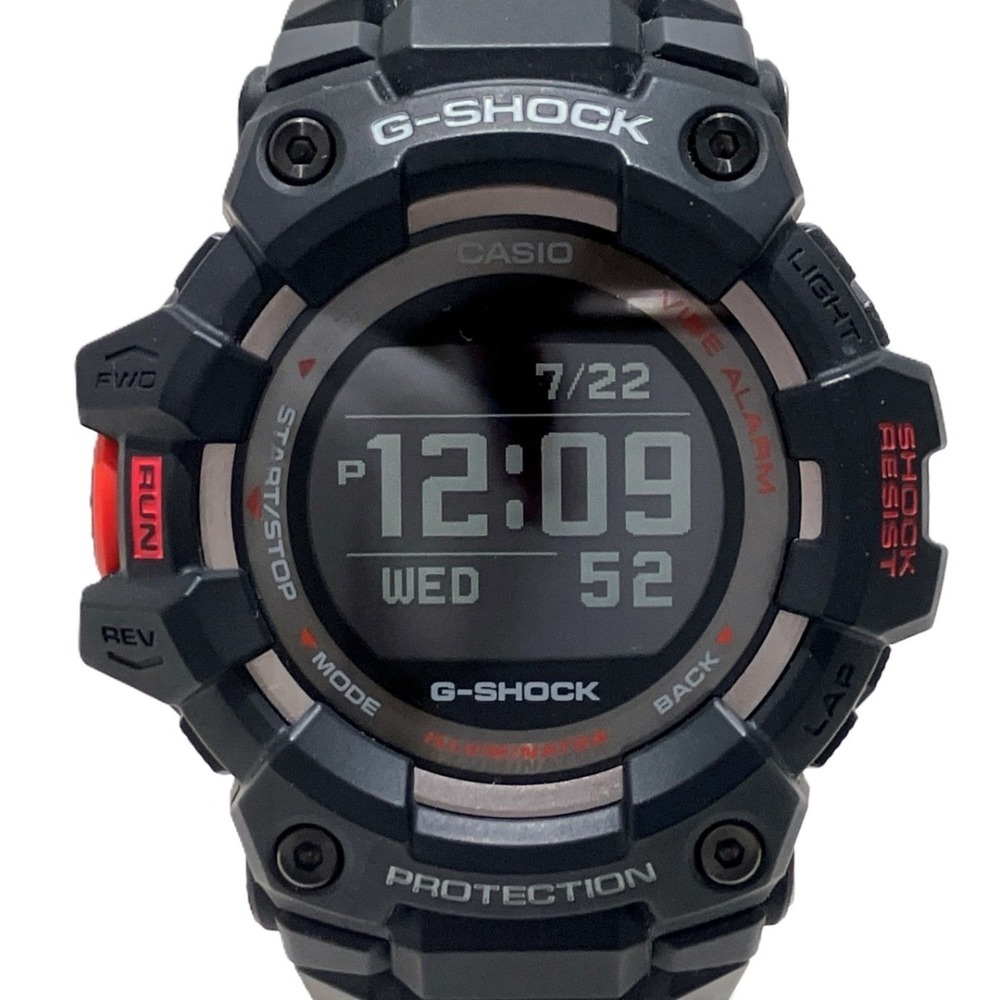 Casio G-SHOCK watch, total weight 68.0g, resin case, quartz movement, black d...